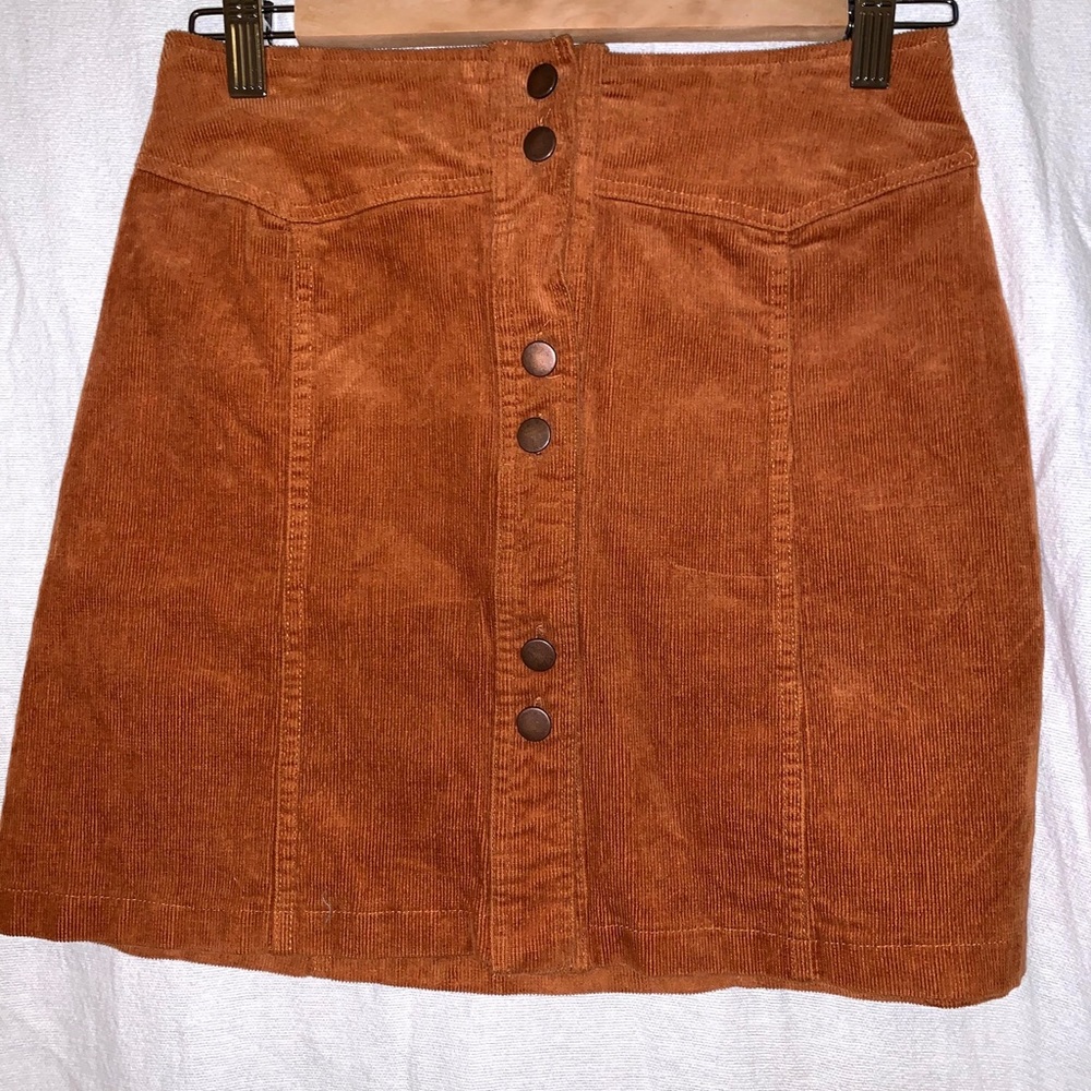 Miami Francesca’s corduroy mini skirt